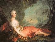 Jean Marc Nattier Marie-Adlaide of France as Diana Spain oil painting reproduction